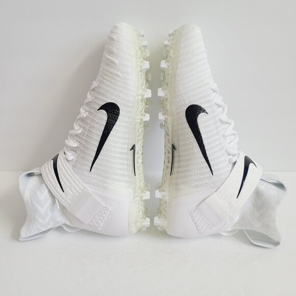 NEW Nike Alpha Menace Elite 2 Football Cleats AO3374-101 Size 12.5 White